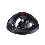 Компас Plastimo Offshore 95 65732 12/24В для судна 6-10м c чёрной плоской картушкой Ø81мм в чёрном корпусе Ø128x111мм горизонтальный врезной монтаж