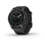 Garmin 010-02802-15 Часы Epix Pro 42 Sapphire Серебристый Carbon Grey DLC Titanium / Black