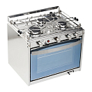 TECHIMPEX CGS91IIAEGWI Газовая плита MARINER из нержавеющей стали (DELUXE) / 3 конфорки