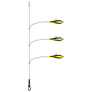 Купить SPRO 004740-00460-00000-00 Salt Рыболовное Перо Золотистый Black Yellow 2/0 7ft.ru в интернет магазине Семь Футов