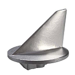 Martyr anodes ANOAH255 Yamaha 40-70HP Алюминиевый короткий ребристый анод Серебристый Grey