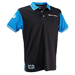 Garbolino GOMCJ2257-4XL Поло с короткими рукавами Sport Competition Черный Black / Blue 4XL