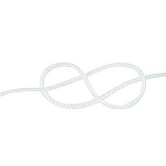 Talamex 01623025 Веревка плетеная из полиэстера 2.5 Mm Белая White 500 m 