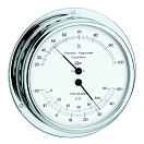 Купить Термогигрометр Barigo 930 150мм Ø130мм из хромированной латуни 7ft.ru в интернет магазине Семь Футов