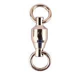 Mustad DLT02-8-3 BB Сварные кольца Вертлюги Золотистый Stainless Steel 8