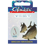 Gamakatsu 140144-01200-00014-00 Booklet Bream 1010R Палатка Крюк 0.140 Mm Красный Red 12 