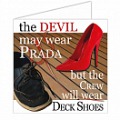 Купить Открытка "The Devil may wear Prada" Nauticalia 3344 150x150мм 7ft.ru в интернет магазине Семь Футов