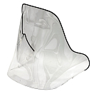 Купить  Стекло ветровое Полиуретан 50-44-3982Pc 630x2мм увеличенное из монолитного поликарбоната с окантовкой для снегоходов Polaris Widetrak LX 7ft.ru в интернет магазине Семь Футов