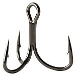 Mustad TG76NP-BN-8-B06 NP Triple Grip Forged Ringed 3X Тройной Крючок Серебристый Black Nickel 8