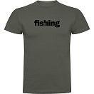 Купить Kruskis CA65500538S286 Футболка с коротким рукавом Word Fishing Зеленый Dark Army Green 2XL 7ft.ru в интернет магазине Семь Футов