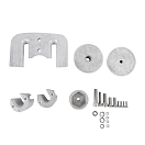 Купить Комплект анодов Skipper для Mercury BRAVO ll-lll, цинк OEM: SK-PBARAV023KITZ/76214/76215/806190 в интернет магазине Семь Футов