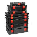 Fox rage NBX026-UNIT Большая и глубокая коробка для приманок с 16 отделениями Stack N Store Shield Black / Red