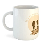 Kruskis 42611C332 Кружка Time To Hike 325ml  White