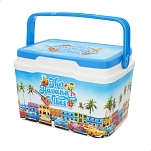 Aktive 62393 Жесткий переносной кулер Summer Trends 5L Голубой Multicolour 28x21x19 cm