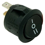 Pros npe-680-npe Круглый переключатель вкл-выкл-вкл 12V Green 30x10x10 Single Pole 12A