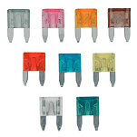 Euromarine 000388 Mix Mini Вилочный предохранитель 9 единицы Многоцветный Multicolour 30A
