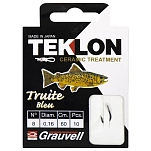 Teklon 491508-16 связанный крючок Truite 0.160 mm  Blue 8