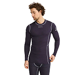 Craft CO1913394-396900-S Базовый слой с длинным рукавом Pro Wool Extreme X Голубой Blaze / White