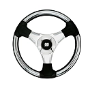 Купить Plastimo 64757 Руль Буделли  Silver / Black 350 mm 7ft.ru в интернет магазине Семь Футов