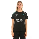 Slam n912007w00-w51-m Футболка с коротким рукавом Emirates Team New Zealand Deck Black 30x25x2