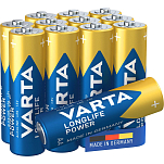 Varta 38436 AA LR06 Щелочные батареи 12 единицы Голубой Blue