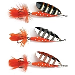 Abu garcia 1549891 Ложка-приманка Reflex Red 7g 45 mm Tiger