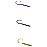 Zoom bait 11010119 Curly Tail Worms Мягкая приманка 102 Mm Многоцветный Smoke Red Special