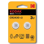 Kodak 30417755 CR2430 Литиевая батарейка Многоцветный Multicolour