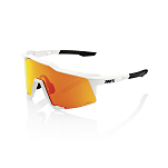 Спортивные очки с диоптриями 100% Speedcraft / Soft Tact Off White / HiPER Red Multilayer Mirror Lens, rx-056/60007-00009