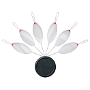 Купить Sunset 88BOBL010-7 x 15 mm Коса Безузловая застежка Белая White 7 x 15 mm  7ft.ru в интернет магазине Семь Футов