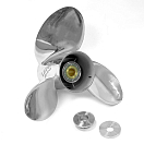 Купить Винт гребной трёхлопастной Solas Lexor Plus 3 4572-158-21 Ø401,32мм(15,8") шаг 21" левостороннее вращение из нержавеющей стали с резиновой втулкой для лодочных моторов Suzuki 150-300л.с. 7ft.ru в интернет магазине Семь Футов
