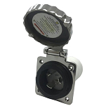 Marinco GS11375 Вход питания из нержавеющей стали 50A 125V 3C Серебристый