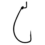 Mustad 38101NP-BN-6/0-5U Ultra Circle 38101 NPBN Техасский Крюк Black 6/0