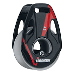 Harken 3362AL V Block Алюминиевый шкив Черный Black / Red / Grey