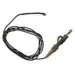 Mikado AMC-ZK-001 Carp Set Leadcore+Safety Clip2 Лидер Серебристый Black