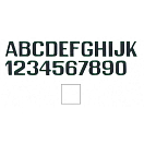 Купить International letterfix 5959015L L L по стикерам Белая White 200 mm  7ft.ru в интернет магазине Семь Футов