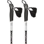 Gymstick 231125 Go Walker Поляки Серебристый  Black / White 125 cm