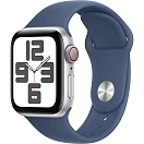 Купить Apple MXGF3QL/A  Watch SE GPS + Cellular 40mm Sport Band Серебристый Silver Aluminium / Denim S-M 7ft.ru в интернет магазине Семь Футов