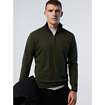 North sails 699778-0440-M Свитер с полумолнией 12Gg  Forest Green M