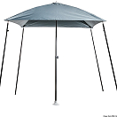 PARASOL folding sun umbrella f.boat grey, 46.891.03
