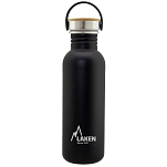 Laken BSB75NE Basic 750ml Крышка из нержавеющей стали и бамбука Черный Black