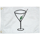 Купить Taylor 32-9118 Cocktail Флаг Белая  White 30.5 x 45.72 cm  7ft.ru в интернет магазине Семь Футов