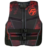 Full throttle 116-14250010002022 Спасательный жилет Rapid Dry Flex Back Red S-M