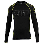 Uhlsport 100563601-XL Базовый слой с длинным рукавом Bionikframe Черный Black / Fluo Yellow XL
