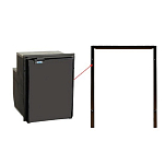 Монтажная рамка трёхсторонняя Indel Webasto Marine SGB00214AA чёрная для холодильников серии CR42/CR49 Classic