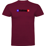 Kruskis CA655005116K029 Футболка с коротким рукавом Fishing Красный Dark Red 2XL