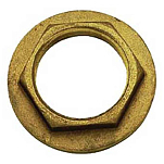 Perko 9-0075007DPP Фланцевая стопорная гайка Золотистый Bronze 1 1/4´´ 