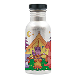 Laken BPLAN Animal Camping 600 ml Алюминиевая бутылка Серебристый Multicolor