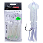 Black magic SQUIDLY09LU Squidly 90 Mm Рыболовное Перо Бесцветный Lumo