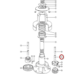 Втулка механизма вращения лебедки Lewmar 45000029